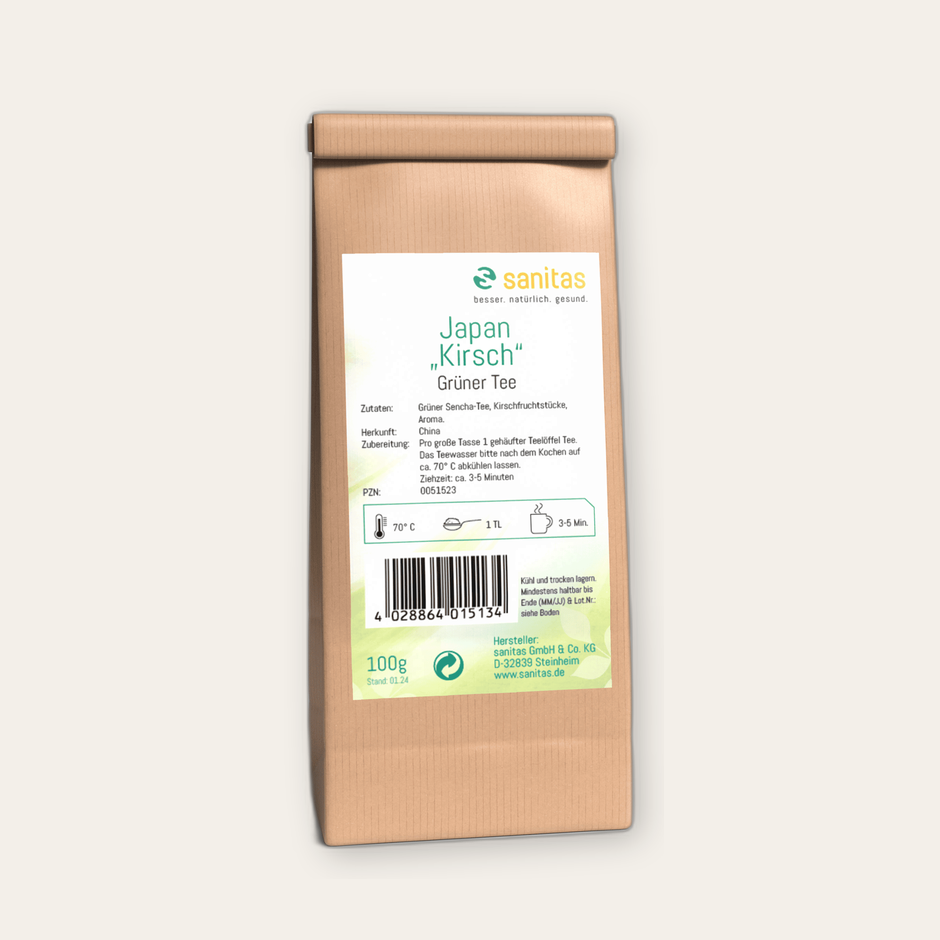 Grüner Tee Japan Kirsch