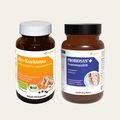 Darm & Verdauungs-Bundle von sanitas – PROBIOSAN®+ 60g mit lebenden Bakterienkulturen und BIO-Kurkuma 90 Kapseln, ganzheitliche Unterstützung für Darmgesundheit und Verdauung