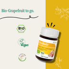 CitroBiotic® Kapseln von sanitas – Bio-Grapefruitkernextrakt mit Acerola-Vitamin C, 30 Kapseln, mit Bio-, Vegan- und Glutenfrei-Siegel