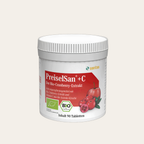 PREISELSAN® +C BIO von sanitas – 90 Tabletten, Nahrungsergänzungsmittel mit Bio-Cranberryextrakt und natürlichem Bio-Acerola-Vitamin C, bio, vegan, glutenfrei